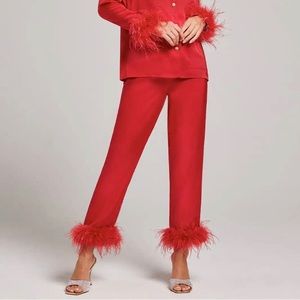 Nadine Merabi Valentines PJ pants | Sz XS